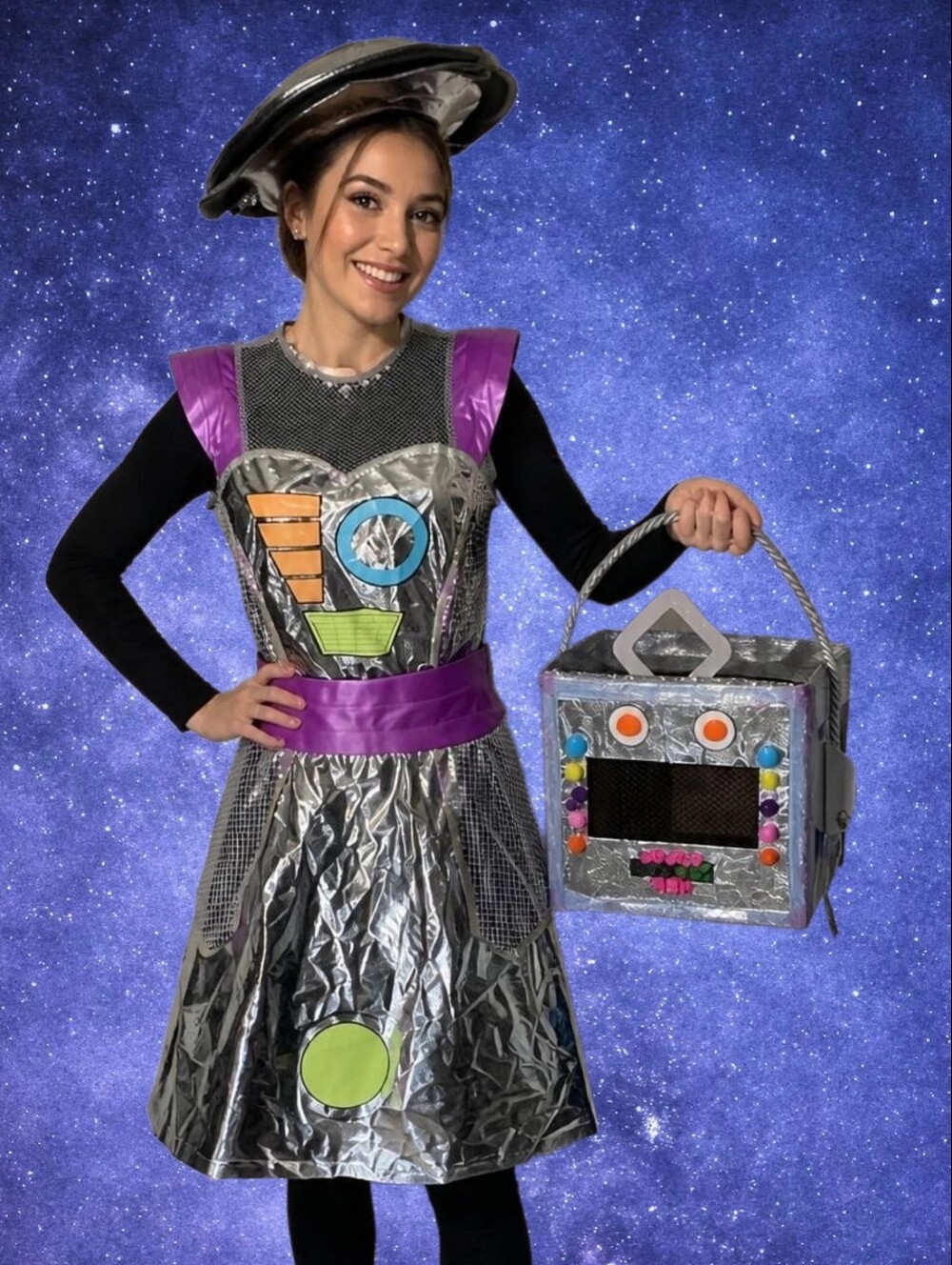 Halloween Costume Pixi Pickle Galaxy Fashion Influencer Cosplay Costume Size S